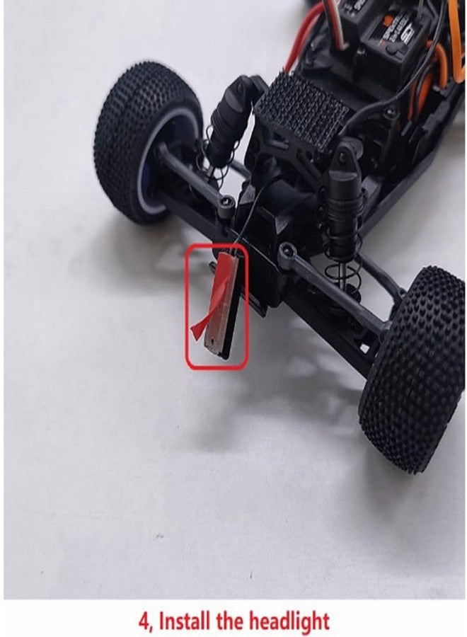 XinGeeek RC Front and Rear Lights Kits for Losi 1/28 Micro-T 2WD RC Car Specialty Headlight Taillights Set - Image 5